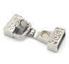 Wholesale 12.5X4mm Rectangle 316L Stainless Steel Square Hole Flat Hook Clasp for Leather Cord Bracelets Jewelry Finding