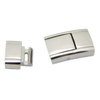Inner Diameter 10X3.5mm Tiny Stainless Steel End Hook Snap Button Clasp for Flat Leather Cord
