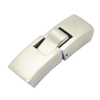 Leather Clip Snap Stainless Steel Clasps for Flat 12X7.5mm Leather Rope to Make Mens Bracelets