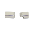 Double Inner Hole 3mm 4mm Stainless Steel Magnetic Clasps for Leather Rope