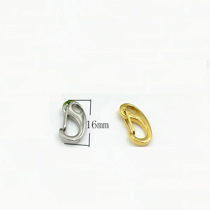 Promotion Different Sizes and Colors Stainless Steel Shrimp Clasp Key Clasp for Paracord Jewelry Connectors