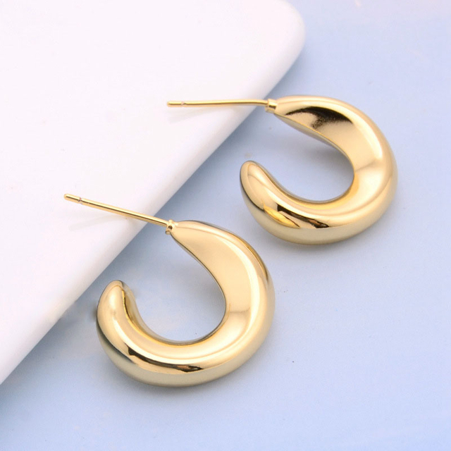 High Quality Cute CZ Pave Earring 18K Gold Plated Earring Studs Earring for Daily Life