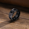 Black Gold Plated Wedding Band Tungsten Carbide Rings for Men